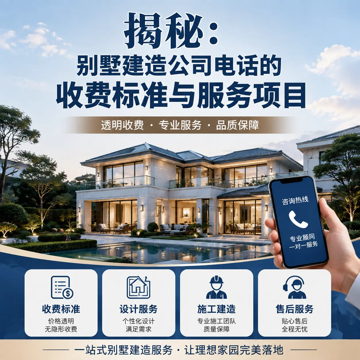 揭秘:贵阳别墅建造公司电话的收费标准与服务项目