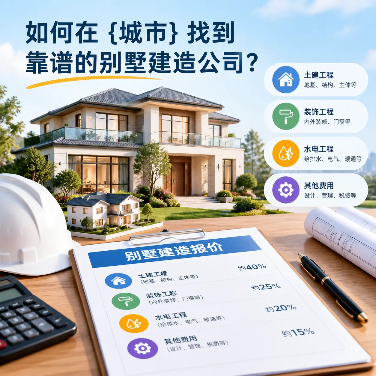 如何在 贵阳 找到靠谱的别墅建造公司?