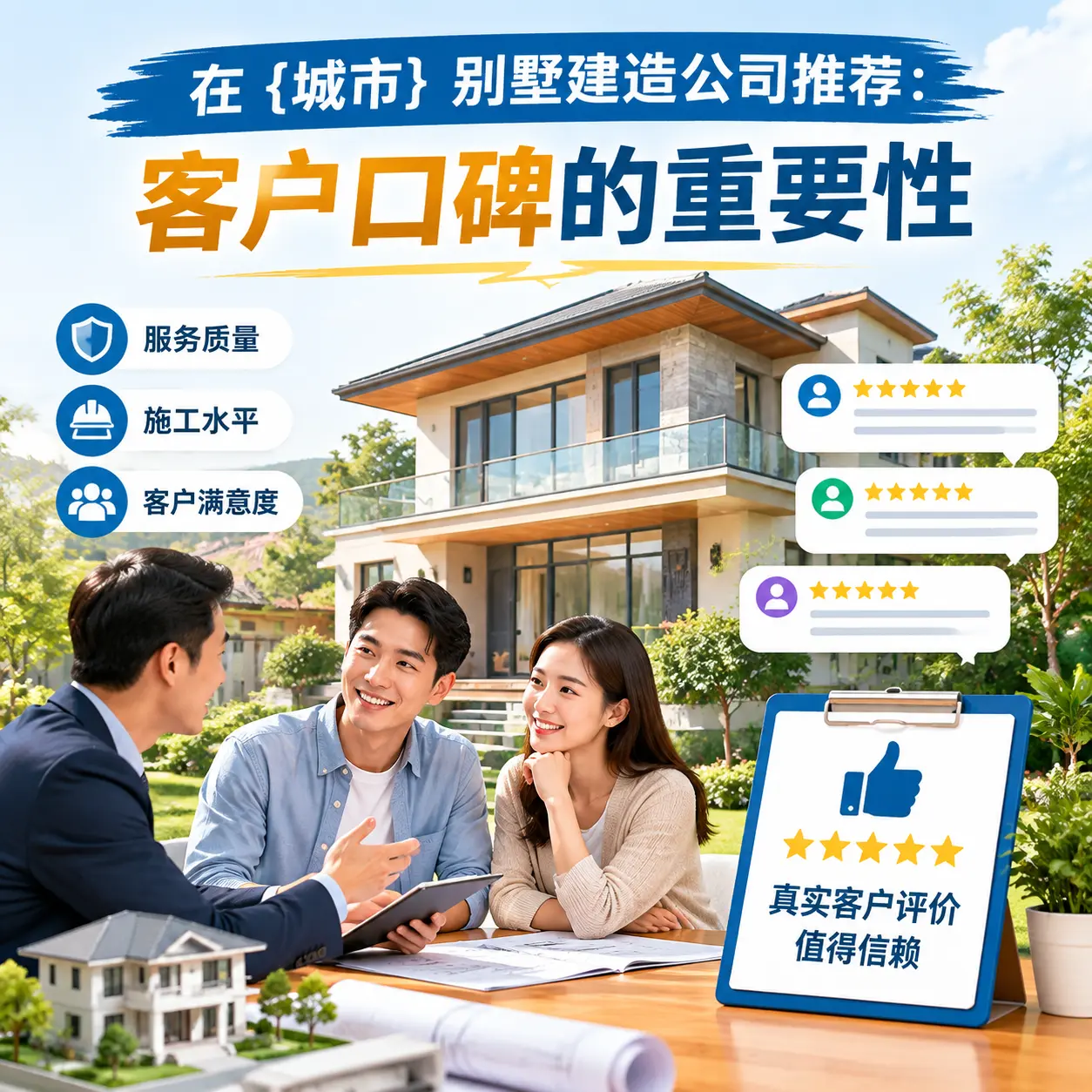 在 贵阳 别墅建造公司推荐：客户口碑的重要性