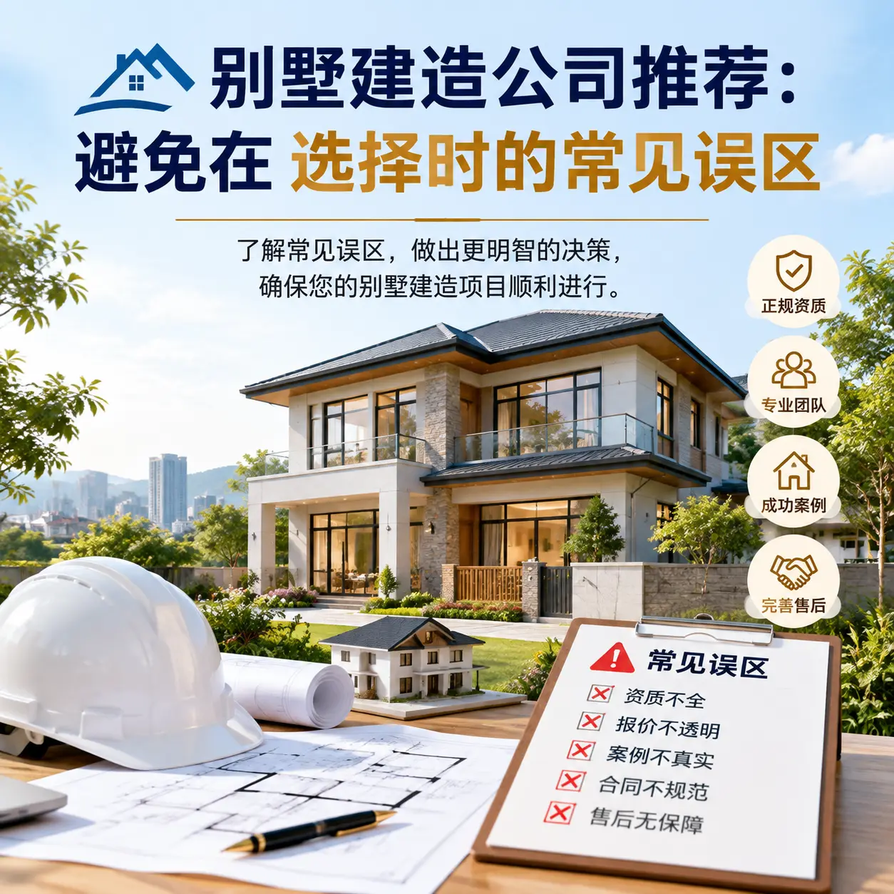 别墅建造公司推荐：避免在 贵阳 选择时的常见误区