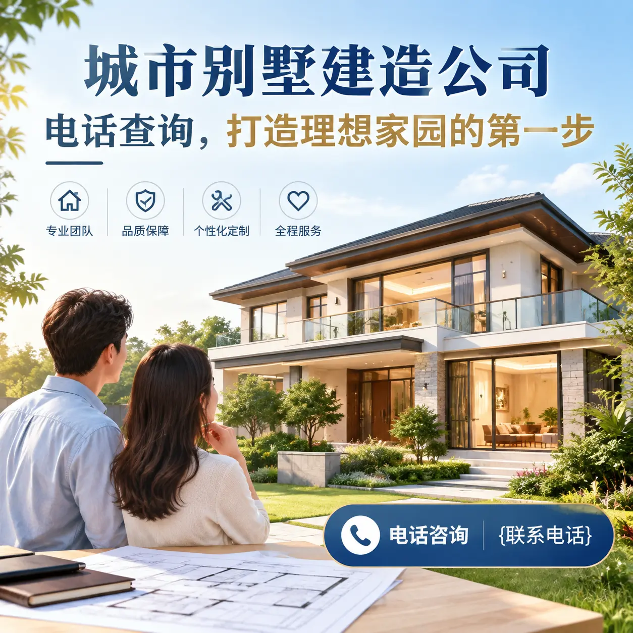 贵阳别墅建造公司电话查询,打造理想家园的第一步