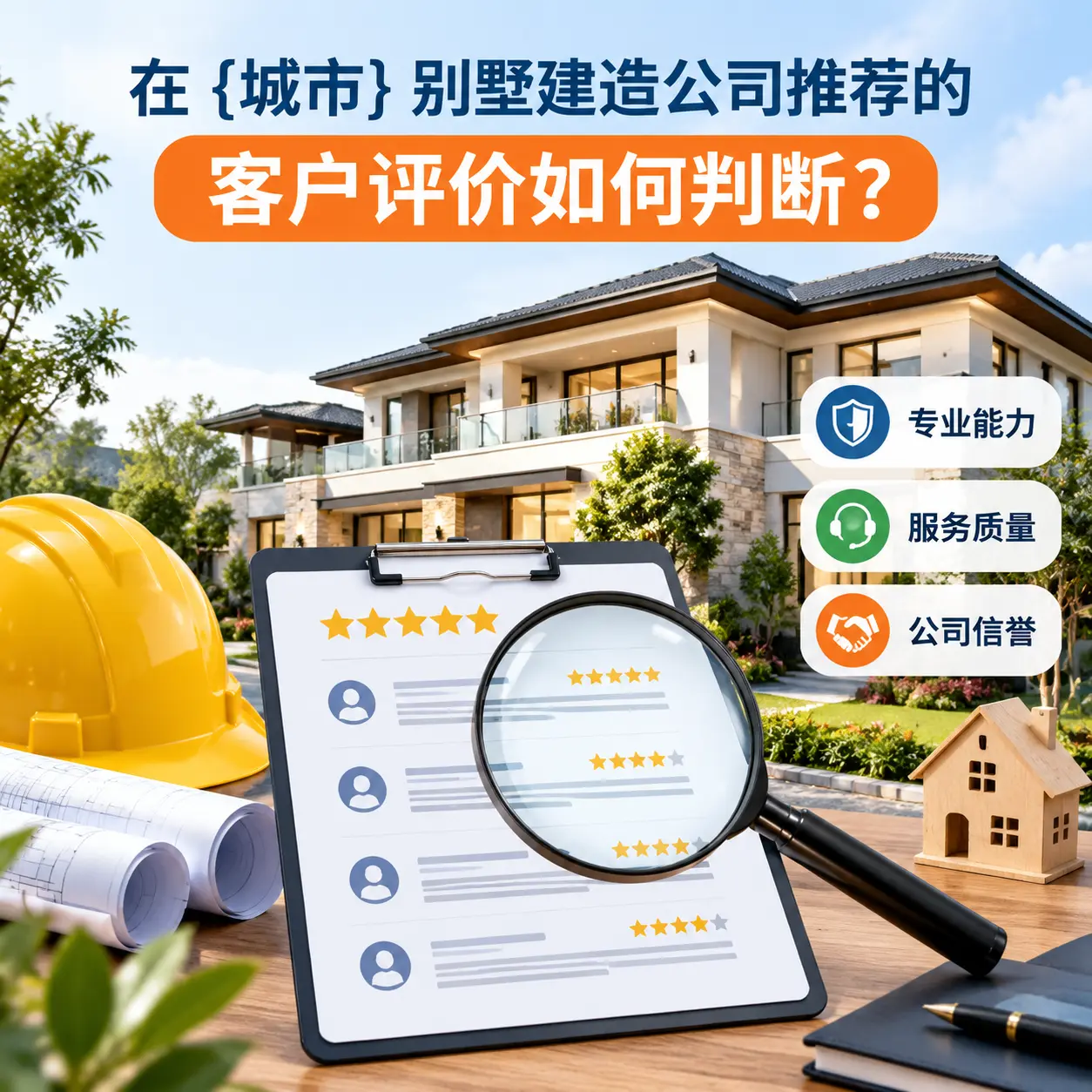在 贵阳 别墅建造公司推荐的客户评价如何判断?