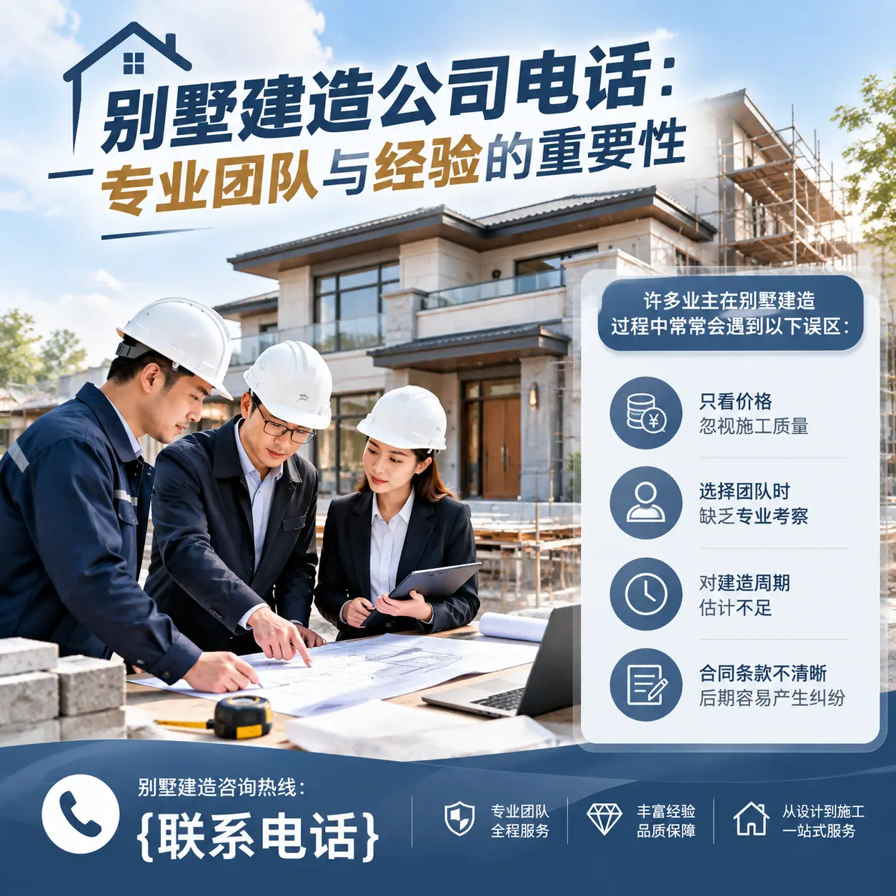 贵阳别墅建造公司电话:专业团队与经验的重要性