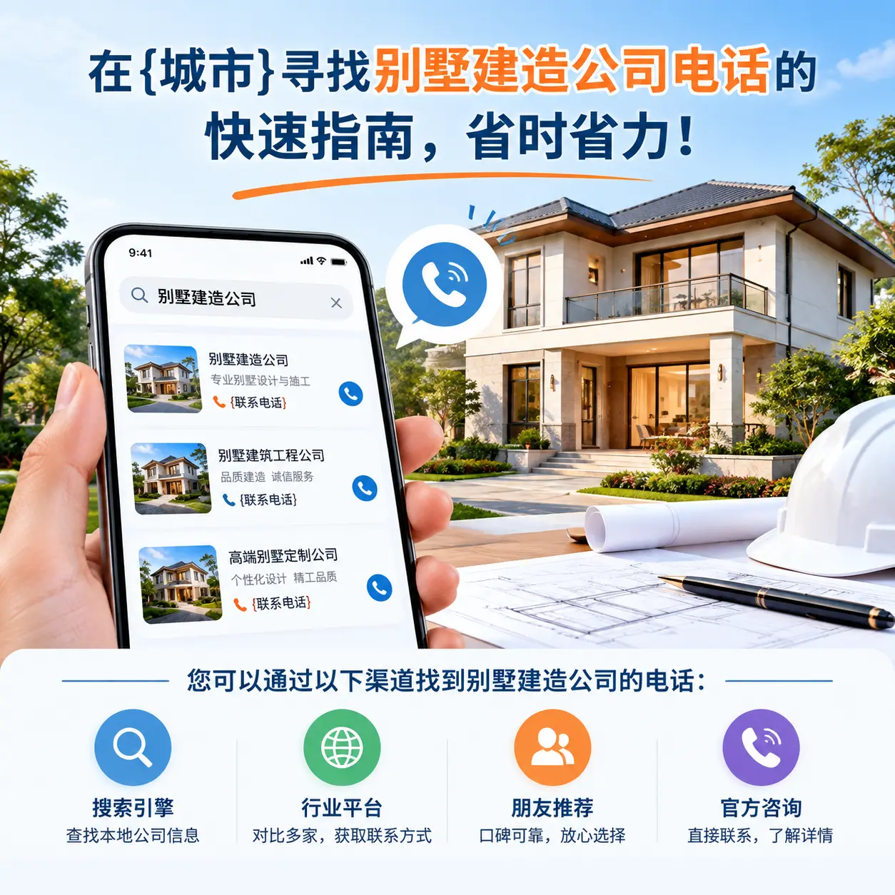 在贵阳寻找别墅建造公司电话的快速指南,省时省力!