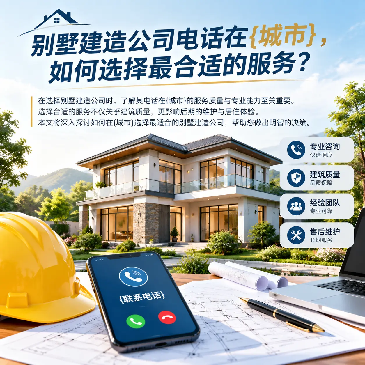 别墅建造公司电话在贵阳,如何选择最合适的服务?