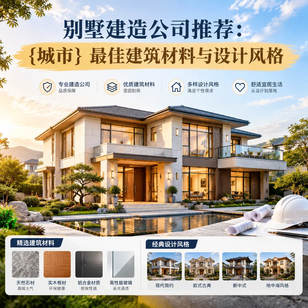 别墅建造公司推荐: 贵阳 最佳建筑材料与设计风格