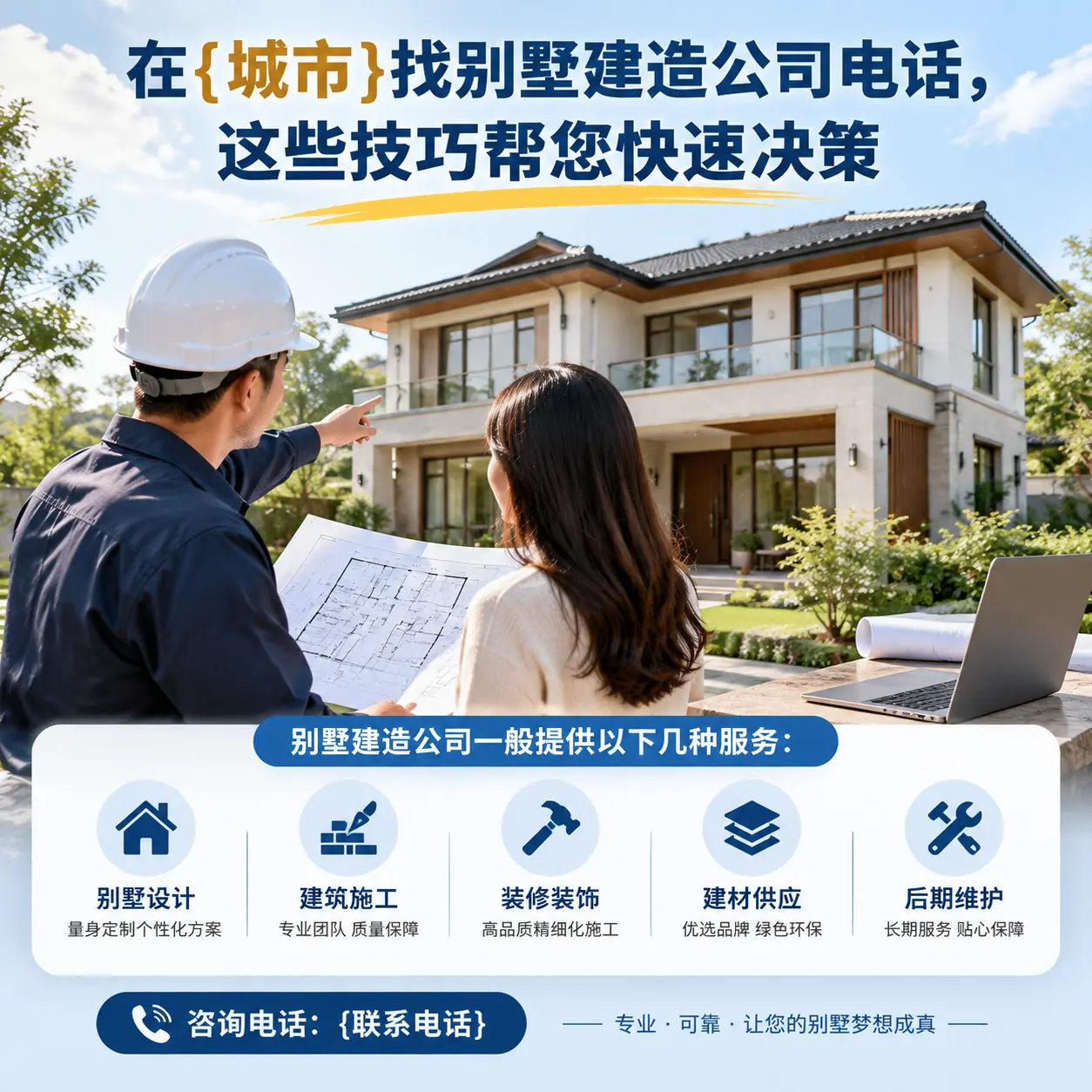 在贵阳找别墅建造公司电话,这些技巧帮您快速决策