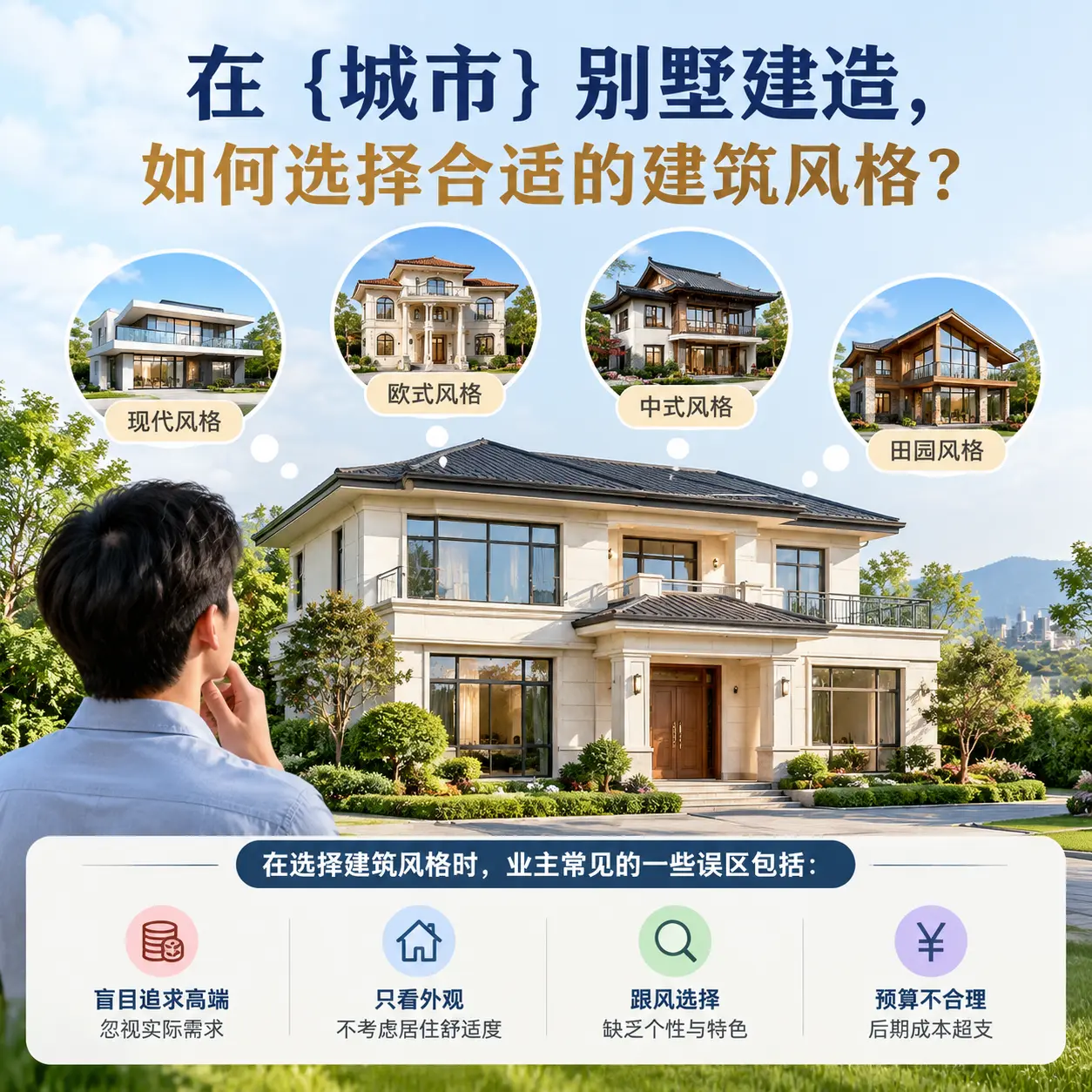 在 贵阳 别墅建造,如何选择合适的建筑风格?
