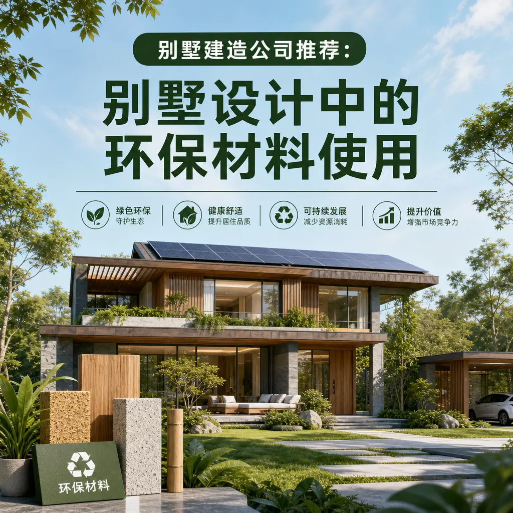 别墅建造公司推荐: 贵阳 别墅设计中的环保材料使用